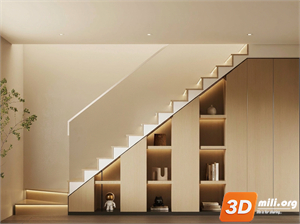 Under-stair cabinet Skp Files 
